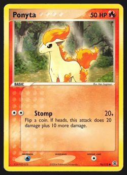 Ponyta 76/112 EX FireRed & LeafGreen Pokemon Card MP - Image 1