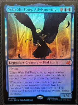 MTG Avatar: The Last Airbender Wan Shi Tong, All-Knowing Foil (Rare) - Image 1
