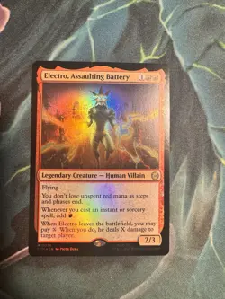 Electro, Assaulting Battery Marvel's Spider-Man Foil - Image 1