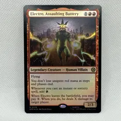 MTG - NM - Electro, Assaulting Battery Marvel's Spider-Man Foil - Image 1