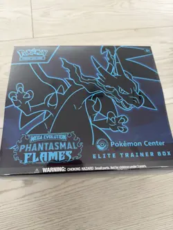 Mega Evolution Phantasmal Flames POKEMON CENTER ETB Elite Trainer Box IN HAND - Image 1