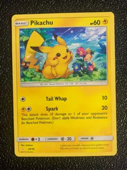 Pokemon TCG: Pikachu ‘17 Sun & Moon Trainer Kit 29/30... - Image 1