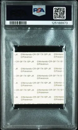 2024 POKEMON DAIICHI PAN DECO CHARACTER STICKERS PART 206 GENGAR PSA 10 - Image 2