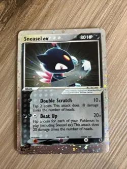 Pokemon TCG Sneasel EX 103/109 EX Ruby & Sapphire Ultra Rare Holo [NM] - Image 1