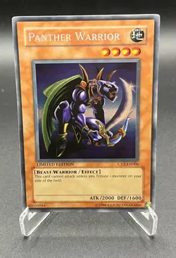 Panther Warrior CT2-EN006 - Secret Rare Limited Edition 2005 Tin - YuGiOh - NM - Image 1