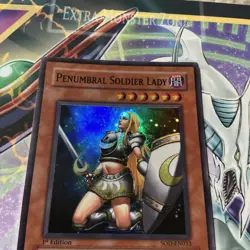 YUGIOH Penumbral Soldier Lady SOD-EN033 Super Rare 1ST EDITION - Image 2