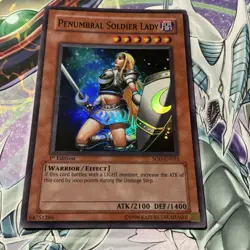 YUGIOH Penumbral Soldier Lady SOD-EN033 Super Rare 1ST EDITION - Image 3
