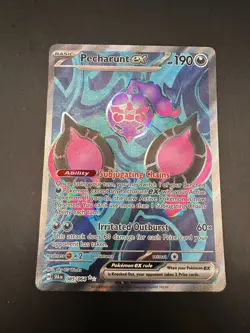 Pokemon TCG Pecharunt EX Full Art Shrouded Fable Card 085/064 - Image 1