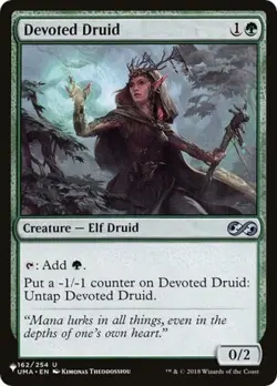 ~ Devoted Druid ~ NM ~ The List ~ MTG ~ - Image 1