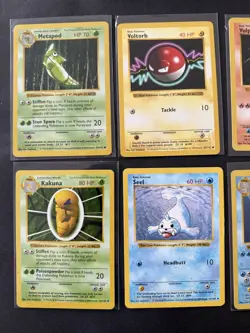 x 8 Pokemon Cards: Shadowless Base Set Cards Non-Holo Bundle Joblot 1999 WOTC - Image 2