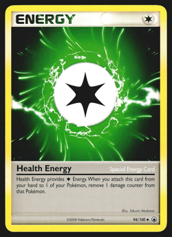 Health Energy 94/100 Diamond & Pearl Majestic Dawn Pokemon Card LP - Image 1