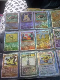 Vintage Pokemon TCG Holo Rare Lot of 9 Cards Legendary Collection - Image 1