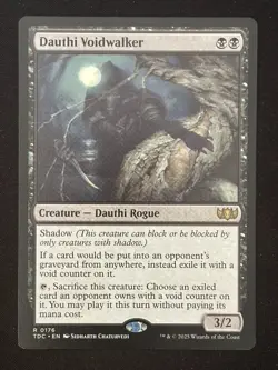 1x MTG Dauthi Voidwalker - Commander: Tarkir: Dragonstorm (TDC) #176 - Magic - Image 1