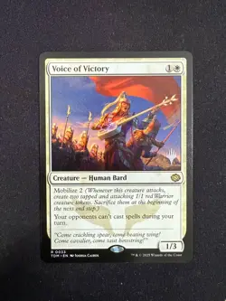 Voice of Victory (PROMO) - Tarkir Dragonstorm (Magic/MTG) - Image 1