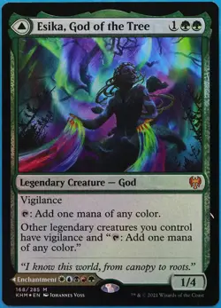 Esika, God of the Tree / The Prismatic Bridge FOIL Kaldheim NM (507951) ABUGames - Image 1