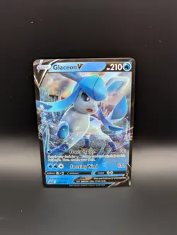 Glaceon V SWSH196 Sword & Shield Black Star Promos Ultra Rare Holo Pokemon NM - Image 1