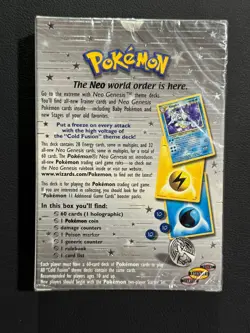 Pokemon WOTC 2000 Neo Genesis Cold Fusion Theme Deck Factory Sealed - Image 4