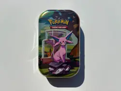 🔥 Pokemon TCG Scarlet & Violet: Prismatic Evolutions Mini Tin - Espeon & Eevee - Image 1