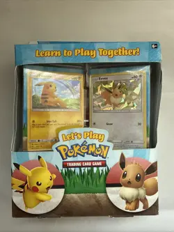 2019 | Pokemon | Let’s Play TCG | Pikachu & Eevee Ice Holo Theme Deck Set | New - Image 1