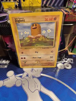 Pokemon TCG Diglett Base Set 47/102 Regular Unlimited Common - Image 1