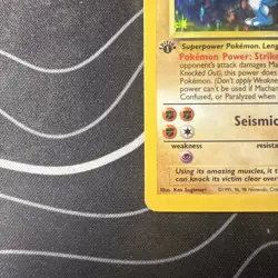 Pokemon TCG Machamp Holo 1st Edition Base Set #8/102 Holo Rare VTG WOTC - Image 2
