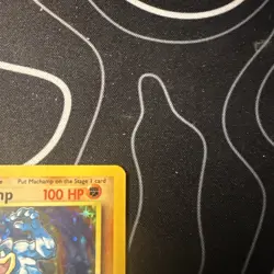 Pokemon TCG Machamp Holo 1st Edition Base Set #8/102 Holo Rare VTG WOTC - Image 4