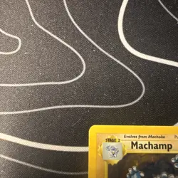 Pokemon TCG Machamp Holo 1st Edition Base Set #8/102 Holo Rare VTG WOTC - Image 5