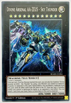 BLMR-EN084 Divine Arsenal AA-ZEUS - Sky Thunder - Secret Rare 1st Edition LP - Image 1