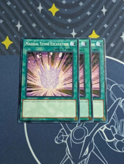 3x Magical Stone Excavation - Common (NM) - Yugioh Playset - Image 1