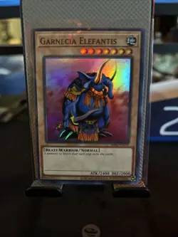 Yu-Gi-Oh! TCG Garnecia Elefantis Metal Raiders MRD-EN125 Unlimited Super Rare - Image 1
