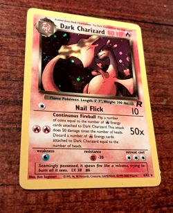 Dark Charizard - 21/82 - Pokemon Team Rocket Unlimited Holo Rare Card WOTC LP - Image 3