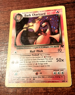 Dark Charizard - 21/82 - Pokemon Team Rocket Unlimited Holo Rare Card WOTC LP - Image 4