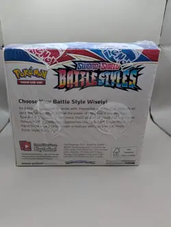 Pokemon Sword & Shield Battle Styles Booster Box Factory Sealed SWSH05 820650818189 - Image 2