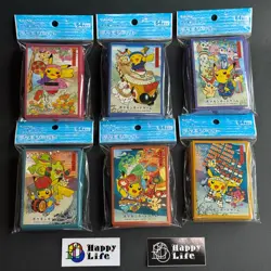 Pikachu Tohoku Festival Card Sleeves 64ct Pokemon Center JAPAN Official - NEW - Image 1