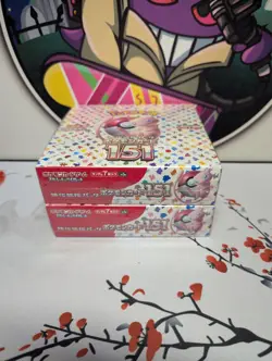 *US SELLER* Japanese Box Pokemon card 151 sv2a SEALED x2 (two) sealed boxes - Image 1