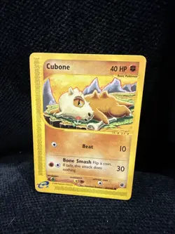 Pokemon TCG Cubone Expedition Base Set 103/165 Regular Common 2002 WOTC Vintage - Image 1