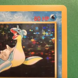 Pokemon TCG Lapras Fossil Holo Rare Card 10/62 1999 Edition LP/NM - Image 3