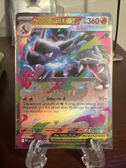 Mega Charizard X ex Double Rare 13/94 Phantasmal Flames Pokemon TCG Card - Image 1