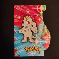 MACHOP Stage 1 Die-Cut POKEMON 2000 Trading Card EVO10 of 12 TOPPS #66 - Image 2