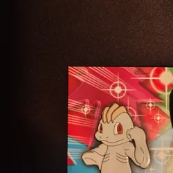 MACHOP Stage 1 Die-Cut POKEMON 2000 Trading Card EVO10 of 12 TOPPS #66 - Image 3