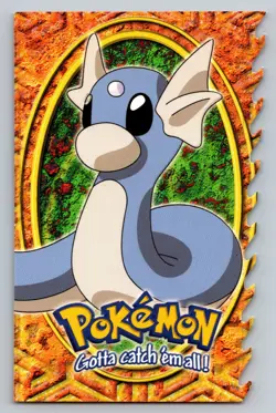 Dratini #147 10 OF 12 - Embossed Die-Cut - BLack logo - TOPPS POKEMON CARD - Image 1