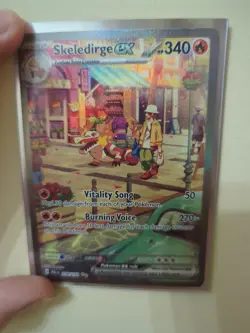 Skeledirge EX 258/193 Paldea Evolved Special Illustration Rare Card NM Condition - Image 1