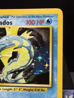 Pokemon Card Gyarados 6/102 Base Set Holo Rare WOTC Near Mint - Image 2