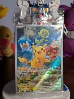 Pikachu 027 Sv: Scarlet & Violet Promo Cards Holo Paldea Evolved SEALED PROMO - Image 1