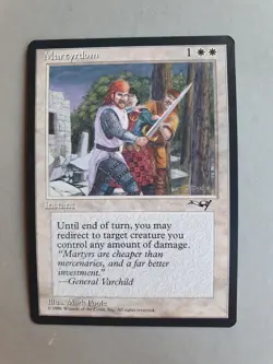 Martyrdom, MTG Alliances (1996) Common White Instant NM - Image 1