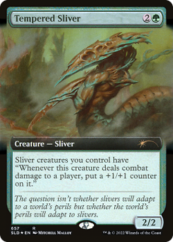 Magic MTG - Tempered Sliver - Secret Lair - MINT/NMINT - EN - FOIL - Image 1