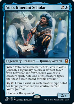 Magic MTG - Volo, Itinerant Scholar - MINT/NMINT - EN - Image 1