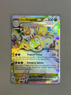 Alolan Exeggutor ex - 133/191 - Tera Double Rare - Surging Sparks - Pokemon TCG - Image 1