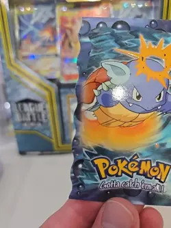 1999 Wartortle Die Cut Topps - Pokemon - #8 of 12 Blue Logo - Image 5