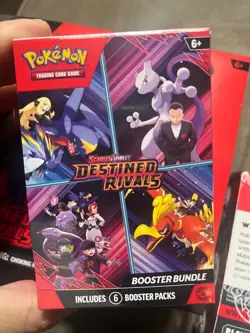 Destined Rivals Pokemon Center ETB, booster box, booster bundle -Factory Sealed - Image 5